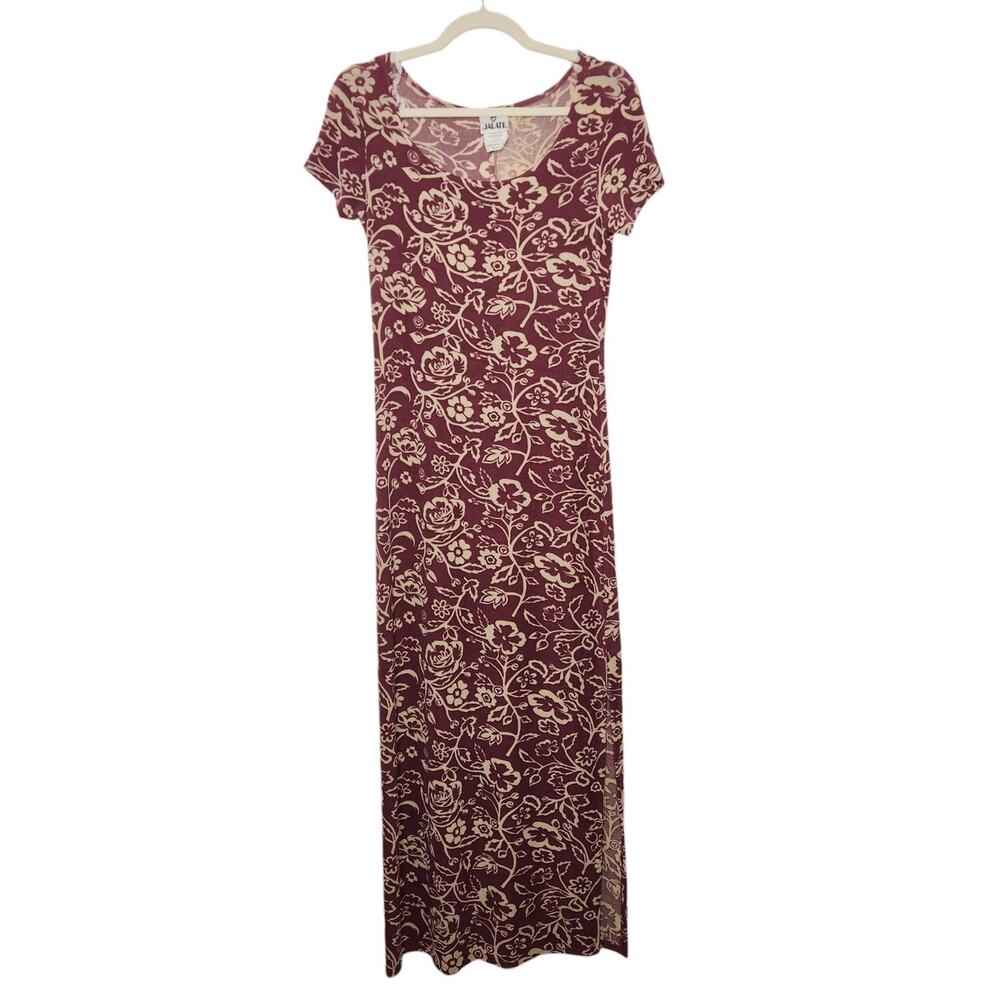 Vintage Jalate Maxi Dress Fall Autumn Witchy Boho Fairy y2k Medium Grunge